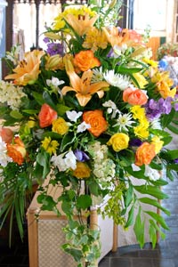 Church Flower arrangement